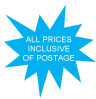 all prices include postage